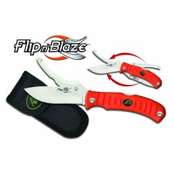 FLIP N'BLAZE Double lame Orange Outdoor Edge