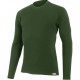 Polo Merino Manches Longues Vert